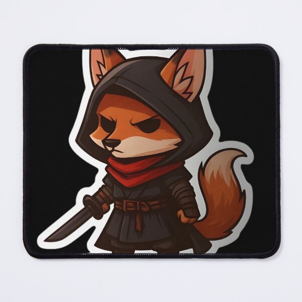 Item preview, Dangerous samurai fox ready for action designed and sold by Adriiian Shop.