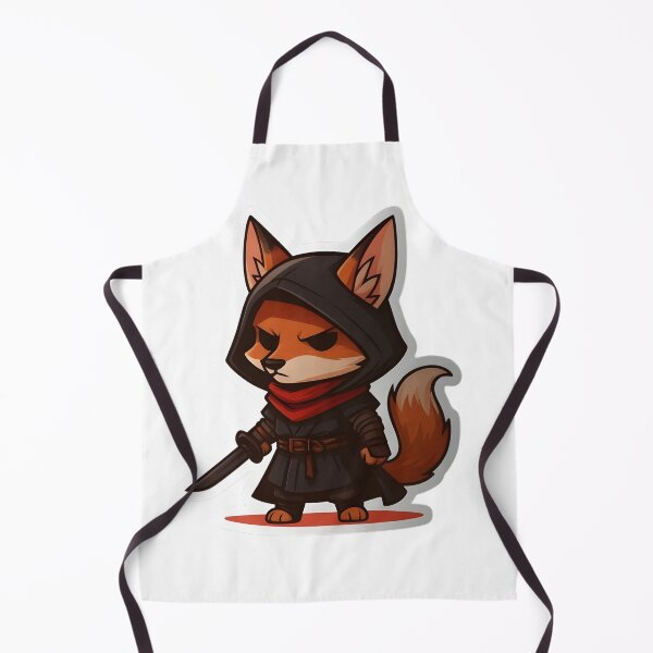 Item preview, Dangerous samurai fox ready for action designed and sold by Gold Phoenix Adro.