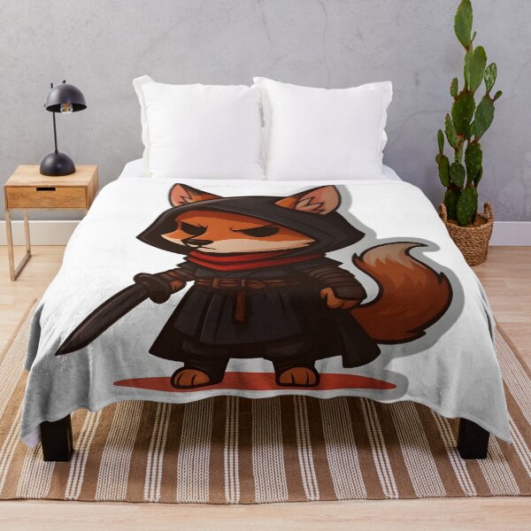 Item preview, Dangerous samurai fox ready for action designed and sold by Gold Phoenix Adro.