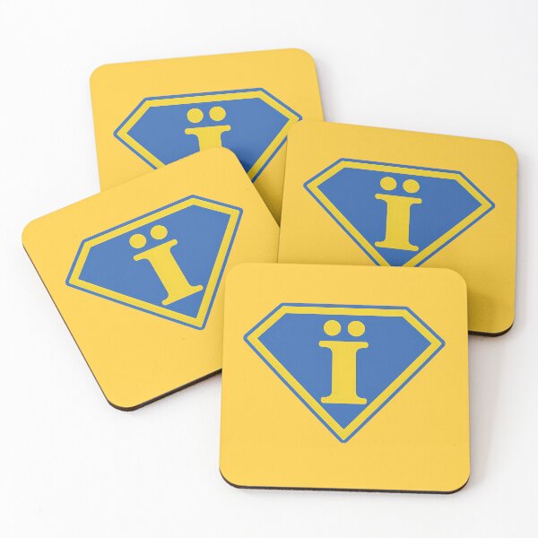 Item preview, Ukrainian Power Letter Ї – Minimalist Symbol in Flag Colors designed and sold by ShineEyePirate.