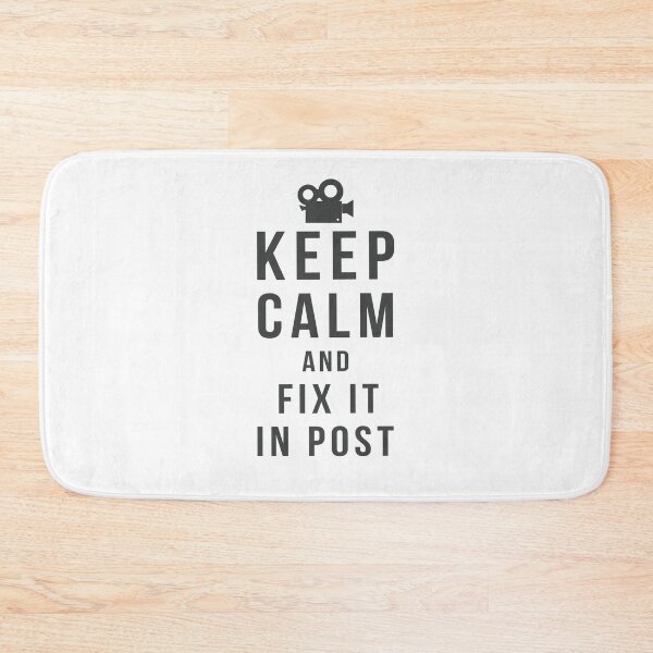 Item preview, Keep Calm and Fix It in Post - Black Text designed and sold by Forty Frames.