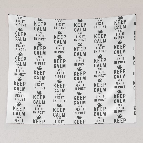 Item preview, Keep Calm and Fix It in Post - Black Text designed and sold by Forty Frames.