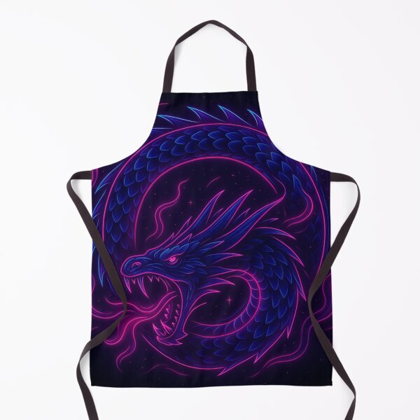 Item preview, Neon Jormungandr – Norse Myth Ouroboros Serpent designed and sold by GolabMagic.