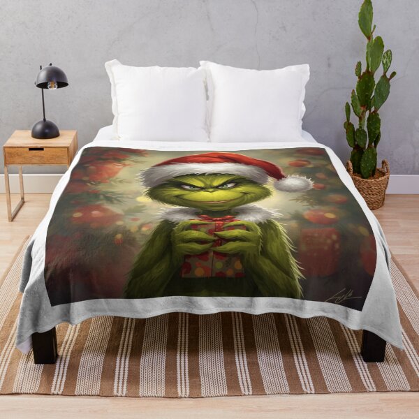 Artikelvorschau, Realistischer Weihnachtsgrinch – Festliche, detailreiche Illustration entworfen und verkauft von Dream Magic Co.