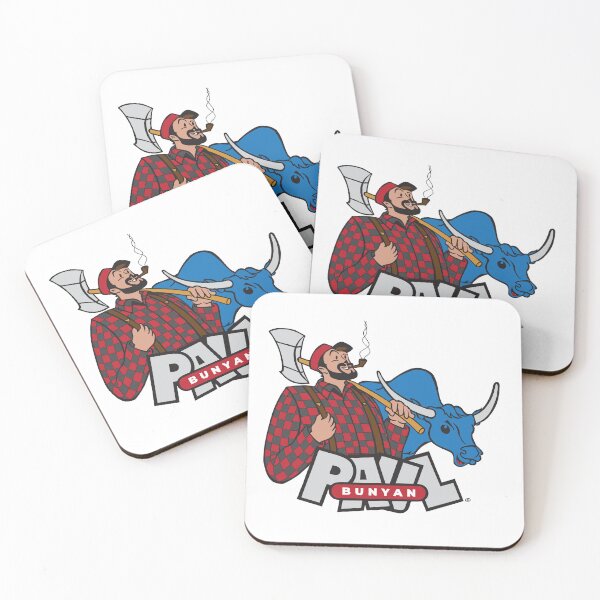Item preview, Paul Bunyan and Babe the Blue Ox designed and sold by Thomas Anderson Fine Art.