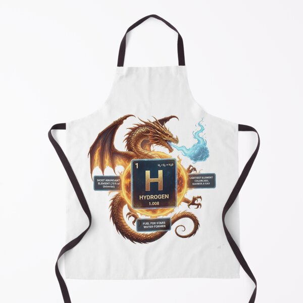 Item preview, Hydrogen periodic table dragon designed and sold by lucienchip.