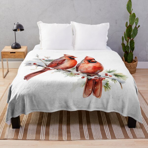 Item preview, Winter Cardinals on Branch designed and sold by Liededrom..
