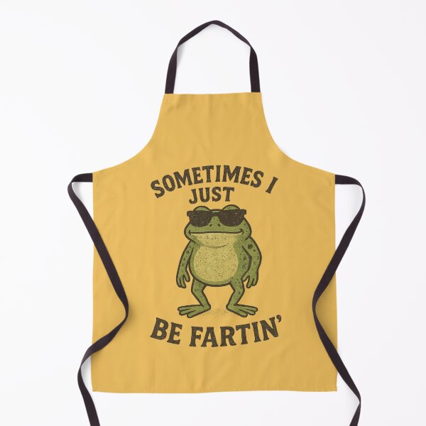Item preview, Sometimes I Just Be Farting Funny Frog Meme designed and sold by Pun&Done.