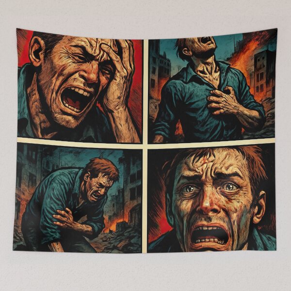 Item preview, Agony | Comics style - Cartoon designed and sold by ComicsFactory.