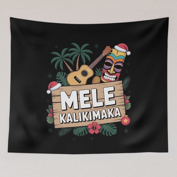 Item preview, Mele Kalikimaka Hawaiian Christmas designed and sold by MooonTees.