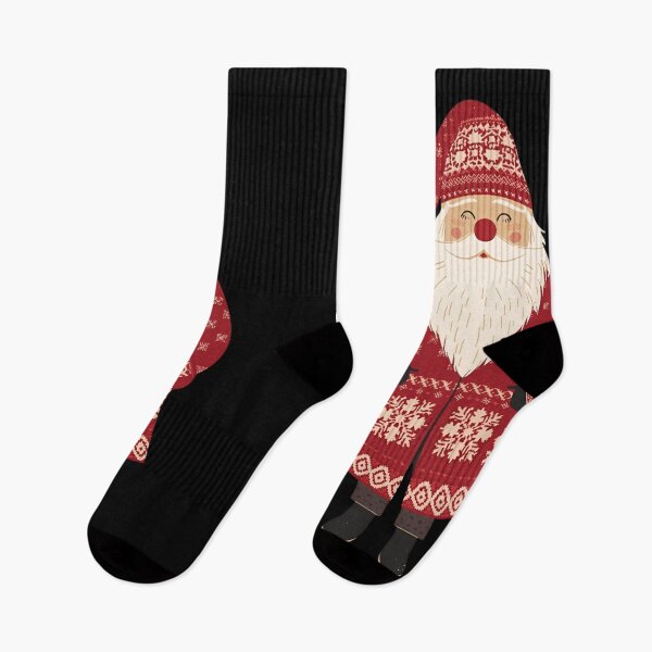 Item preview, Cute Nordic Santa Cozy Holiday Art designed and sold by ChicTrendz.