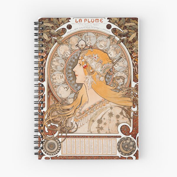 Item preview, Goddess of the Zodiac – Art Nouveau work by Alfons Mucha designed and sold by DandoLaTalla.