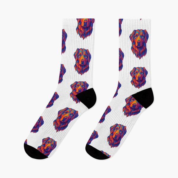 Item preview, Psychedelic Toller Nova Scotia Duck Tolling Retriever  designed and sold by The Junto Shop.