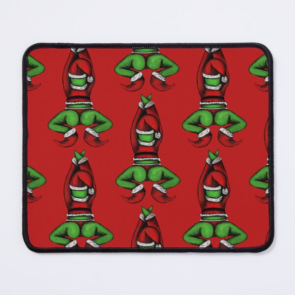 Item preview, Bad Green Santa dancing designed and sold by ConfuzRandomly.