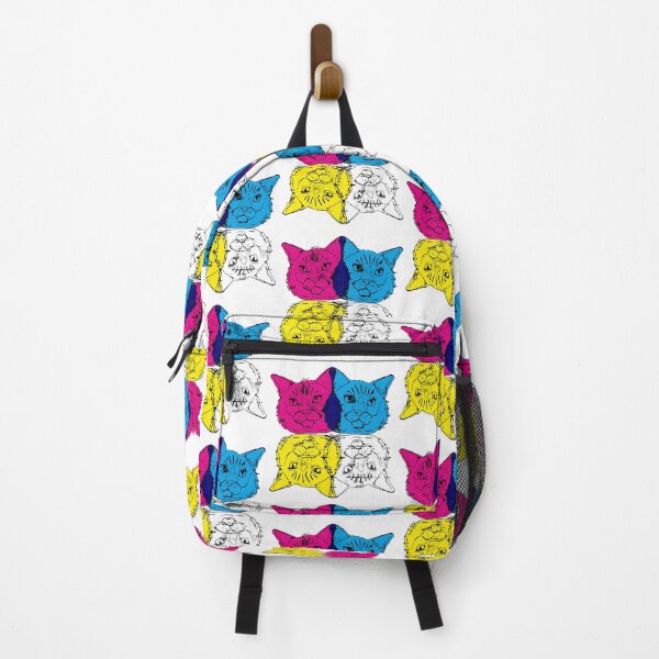 Item preview, glitchy cmyk cats designed and sold by crestfallenmermaid.