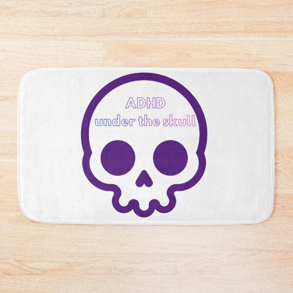Item preview, ADHD under the skull designed and sold by Zyrafiatko.