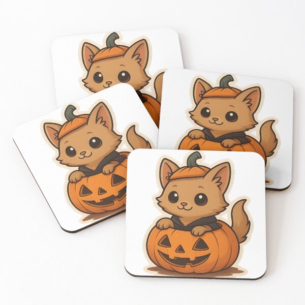 Item preview, Cute little kitten in a pumpkin designed and sold by Adriiian Shop.