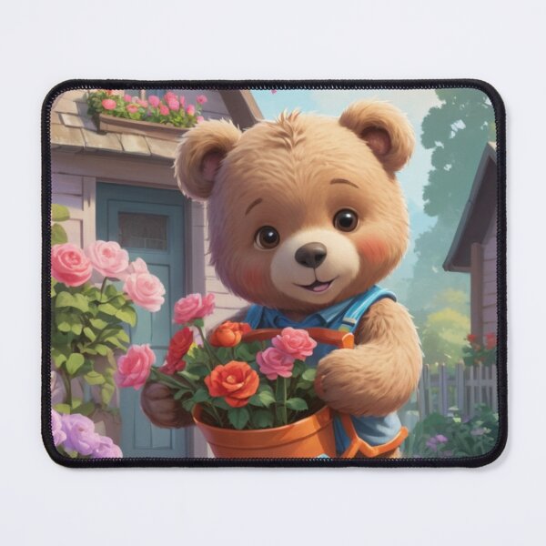 Item preview, Teddy Bear in Valentine Garden designed and sold by Sweet Dreams Ambience.