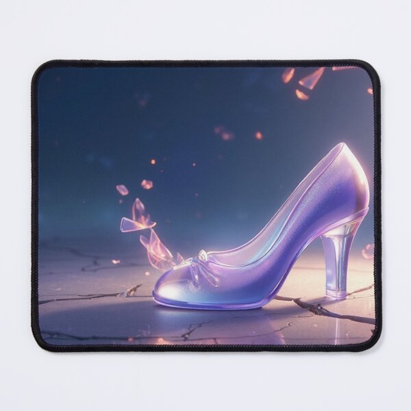 Item preview, Cinderella’s Glass Slipper – Enchanted Fairytale Shoe Art designed and sold by HopaHope.