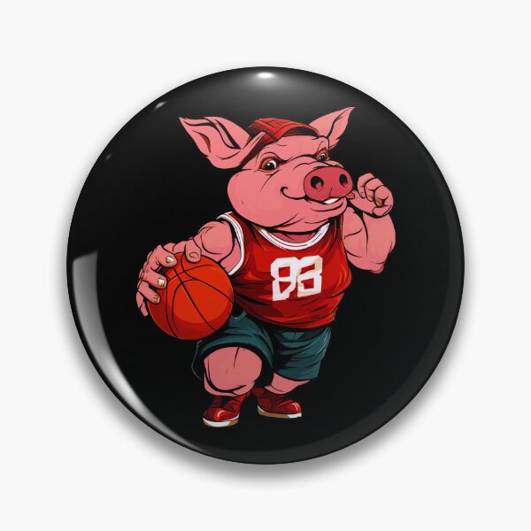 Item preview, Piglet Basketball Girl / Basketball Piglet designed and sold by Soulskier.