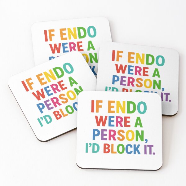 Item preview, Endometriosis Humour Tee – If Endo Were a Person, I’d Block It designed and sold by Paws and Ink Art.