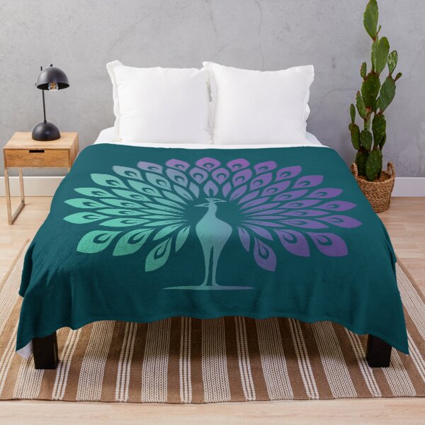 Item preview, Gradient Peacock Vector Art designed and sold by RokaWorld.