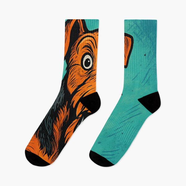 Item preview, Airedale Terrier | Comics style - Cartoon designed and sold by ComicsFactory.