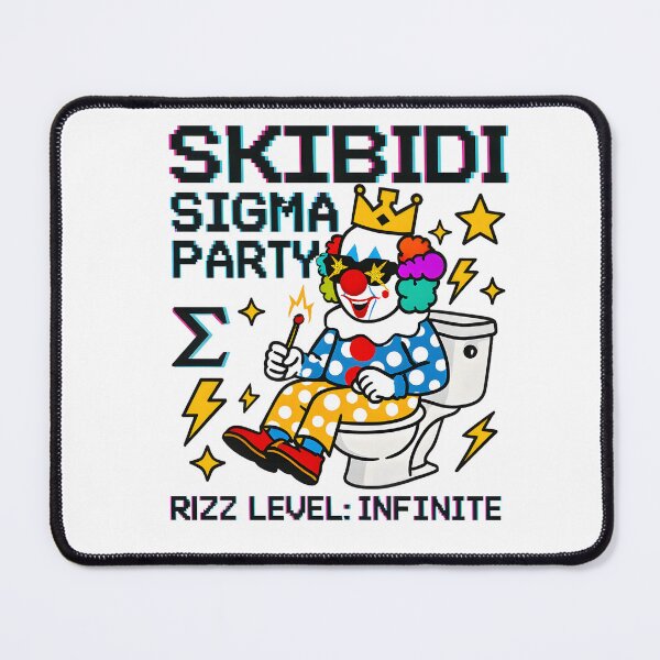 Item preview, Sigma Skibidi Party Clown on Throne designed and sold by AnnDesignStudio.