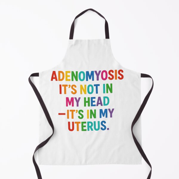 Item preview, Adenomyosis Awareness Colour Text Tee – It’s Not In My Head, It’s In My Uterus designed and sold by Paws and Ink Art.