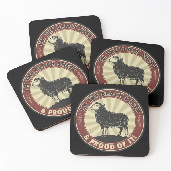 Item preview, Black Sheep & Proud Of It – Bold Graphic Design designed and sold by Blaze & Trail Creative.