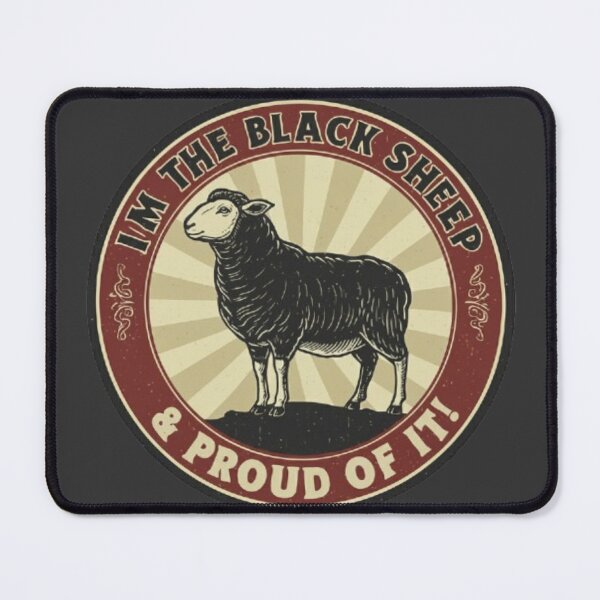 Item preview, Black Sheep & Proud Of It – Bold Graphic Design designed and sold by Blaze & Trail Creative.