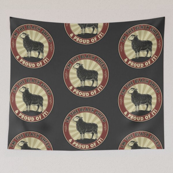 Item preview, Black Sheep & Proud Of It – Bold Graphic Design designed and sold by Blaze & Trail Creative.