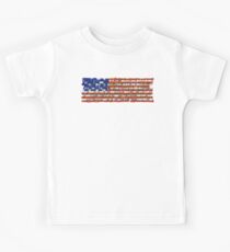 Chunky Stars and Stripes in Legos Kids Tee
