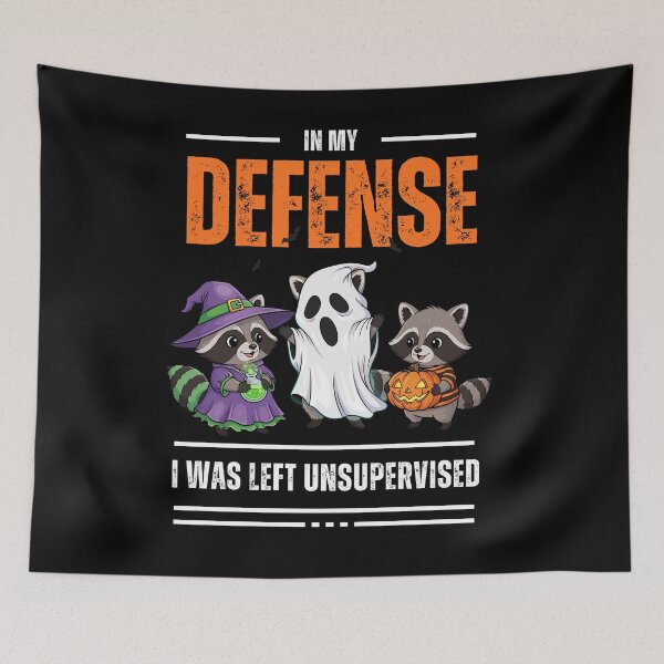 Item preview, Cute Halloween Animals – Left Unsupervised designed and sold by RobinaWorks.