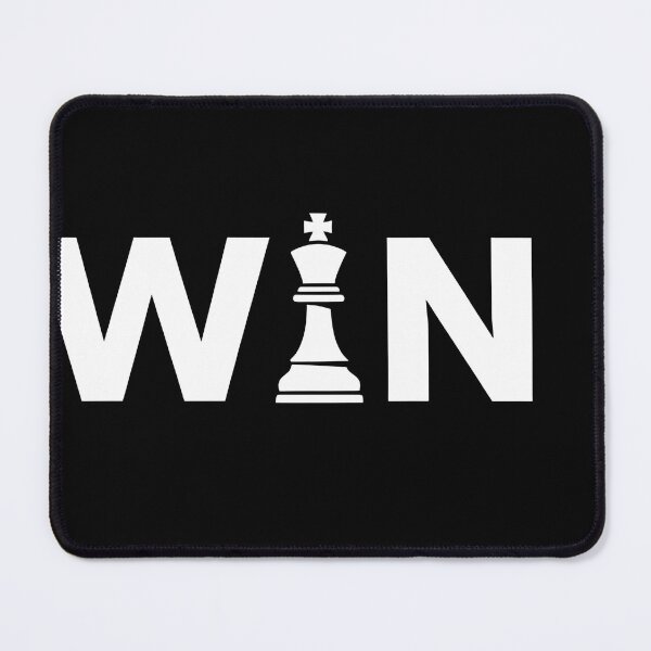 Item preview, WIN Chess King Letter Swap Minimalist Strategy Shirt designed and sold by Craftitect.