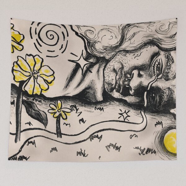 Item preview, I became a lake to feed my flowers designed and sold by luisquevedop.