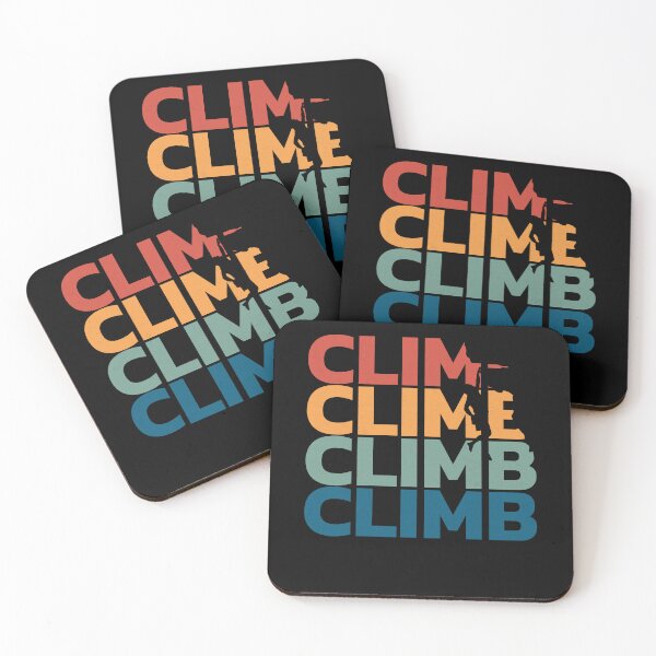 Item preview, Vintage Rock Climbing Design Rock Climber Mountaineering designed and sold by GetGoodFit.