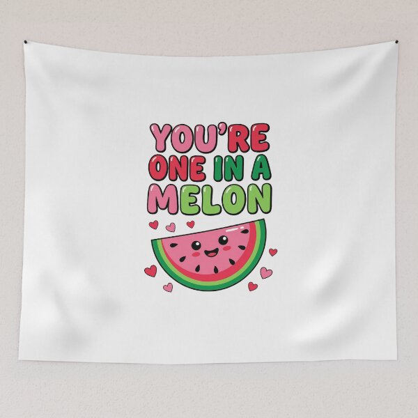 Item preview, You’re One In A Melon Sweet Watermelon Pun designed and sold by Quillway.