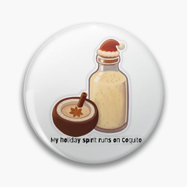 Item preview, Coquito Holiday Spirit – Cute Festive Drink Illustration designed and sold by RivendellBird.