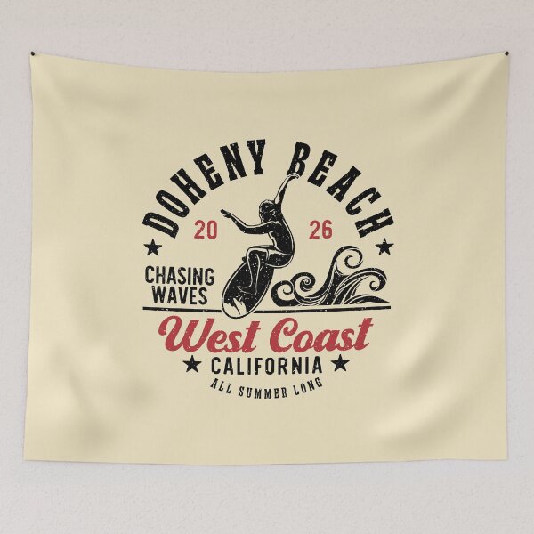 Item preview, Surf Doheny Beach Chasing Waves Surfing Dana Point California designed and sold by eclecTEEq.