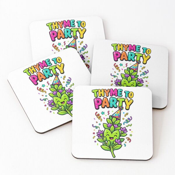 Item preview, Thyme To Party Cute Herb Celebration Pun designed and sold by Quillway.