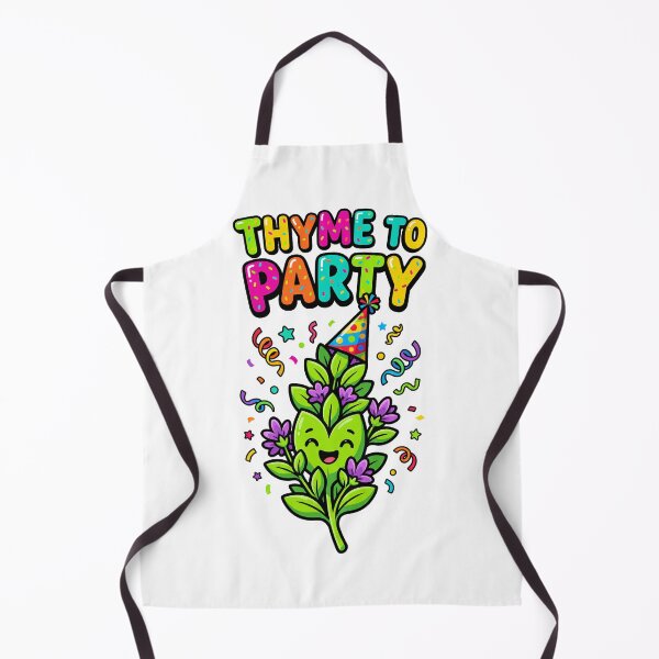 Item preview, Thyme To Party Cute Herb Celebration Pun designed and sold by Quillway.