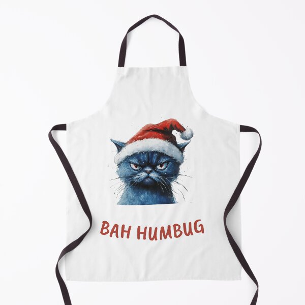 Item preview, Bah Humbug Xmas Cat designed and sold by Gemty.