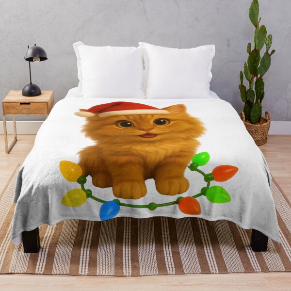 Item preview, Christmas British Longhair Cat designed and sold by Sillytoe.