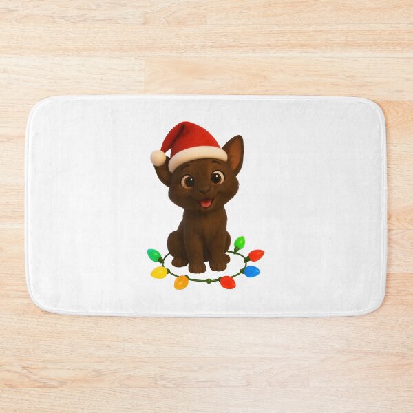 Item preview, Christmas Burmese Cat designed and sold by Sillytoe.