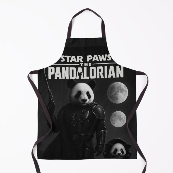 Item preview, Star Paws : The Pandalorian BW designed and sold by Activesmack.