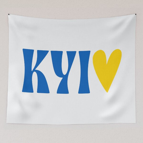 Item preview, Kyiv Heart Ukraine Capital City Love Ukrainian Pride designed and sold by cabana.space.