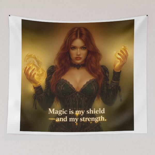 Item preview, Triss Merigold Sorceress - Magic Is My Shield  designed and sold by InkloreCulture.