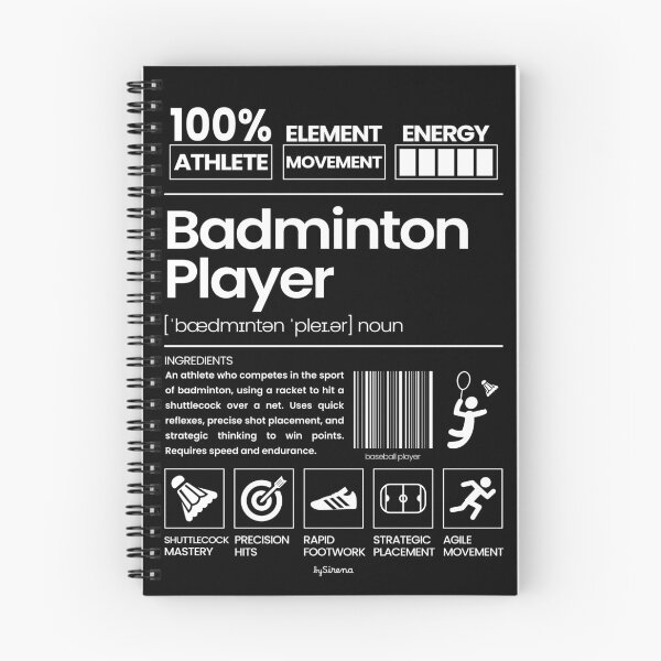 Item preview, Badminton Player || Jobs Series - White designed and sold by bySirena.