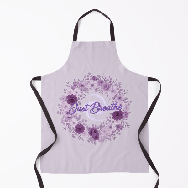 Item preview, Just Breathe (V.6) - Watercolor Floral Wreath Relaxation Meditation Wellness Design designed and sold by D-Islamic.